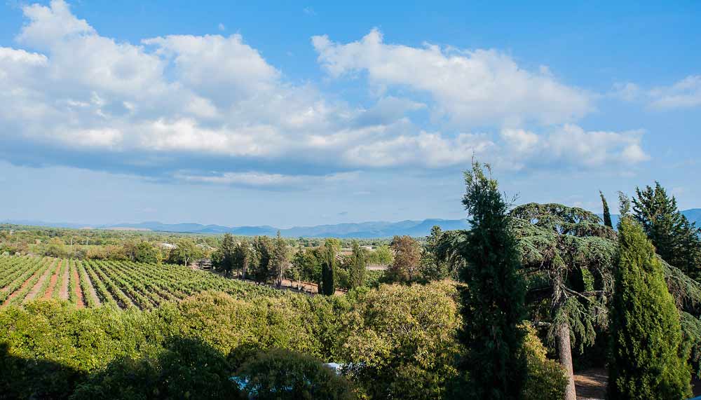 vue sur la plaine des Maures