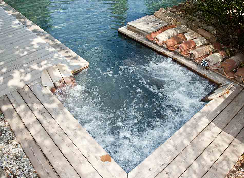 bains à bulles en chambre d'hotes var