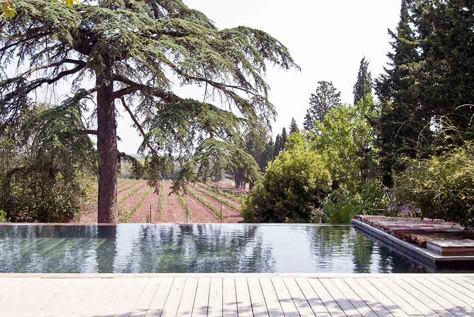 piscine à debordement maisons d'hotes du var