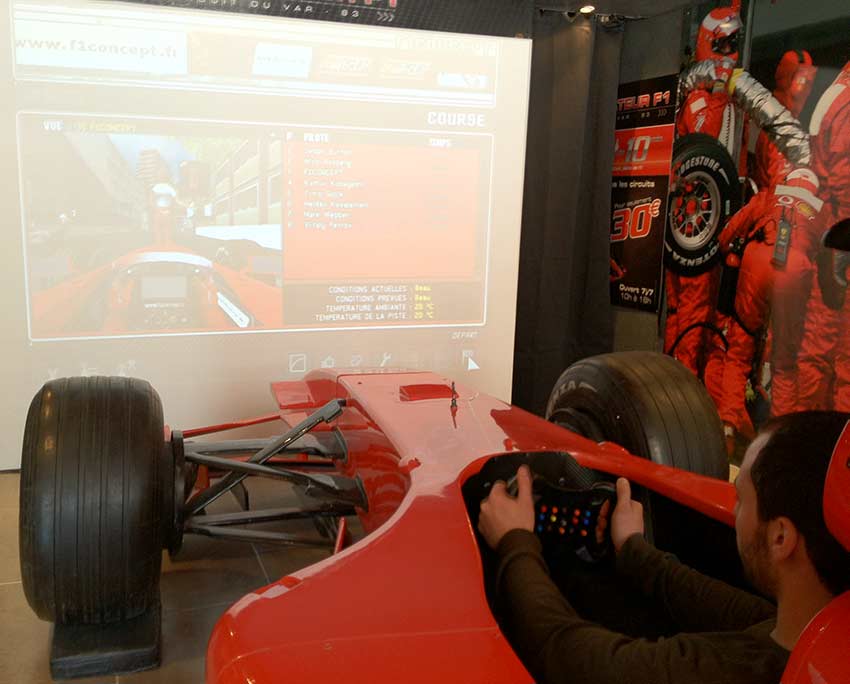 simulateur f1 pilotage chambre hote circuit du var